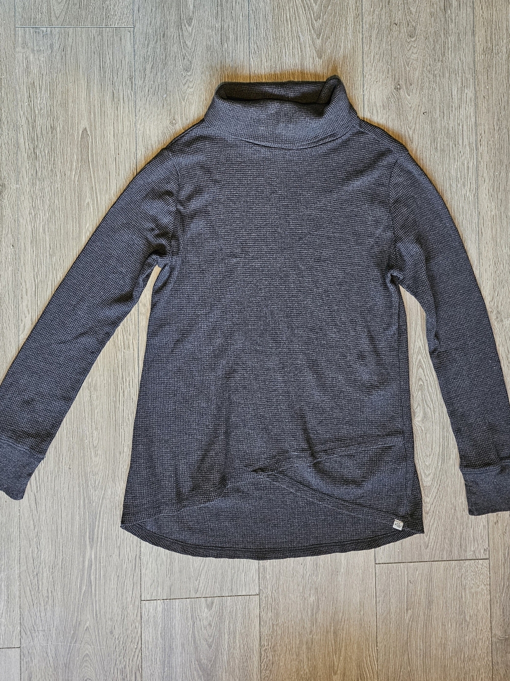 Eddie Bauer Dark Gray Cotton Blend Turtleneck Sweater